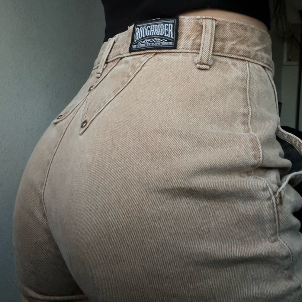 Roughrider Tan Vintage Jeans